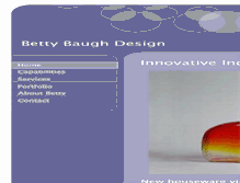 Tablet Screenshot of bettybaughdesign.com
